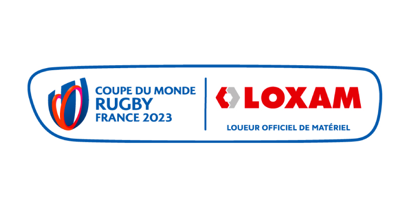 Loxam partenaire officiel coupe du monde de rugby 2023